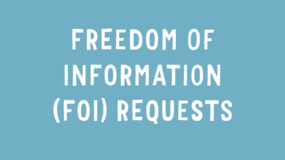 Freedom Of Information (foi) Requests Cta